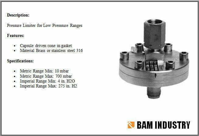 13.Pressure Limiter for Low Presssure Ranges w