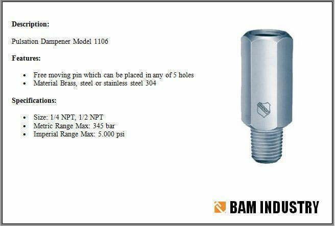 14.Pulsation Dampener w