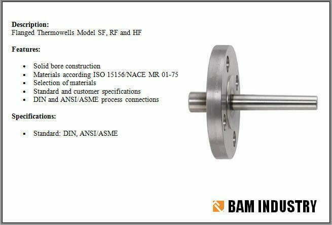 FLANGED THERMOWELLS w