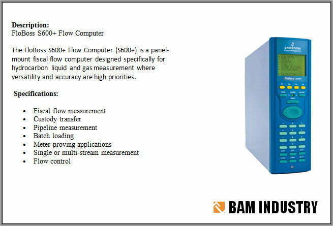FloBoss S600 Flow Computer