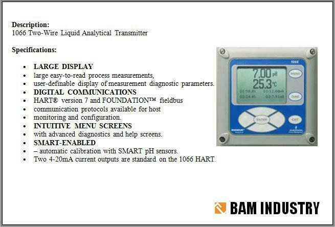 Two Wire Liquid Analytical Transmitter w