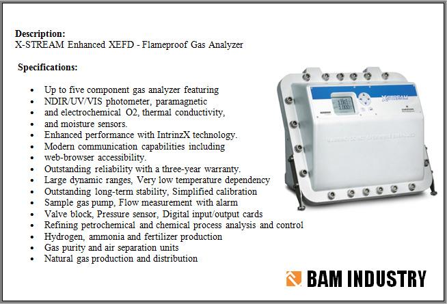 آنالایزر گاز - بام صنعت